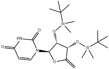 2',3'-Bis(O-t-butyldimethylsilyl)-4',5'-Didehydro-5'-deoxyuridine