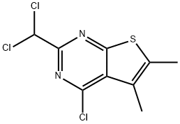 4-CHLORO-2-(DICHLOROMETHYL)-5,6-DIMETHYLTHIENO[2,3-D]PYRIMIDINE