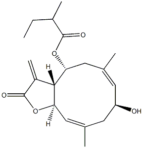 2ALPHA-羟基-8BETA-(2-甲基丁氧基)木香烃内酯