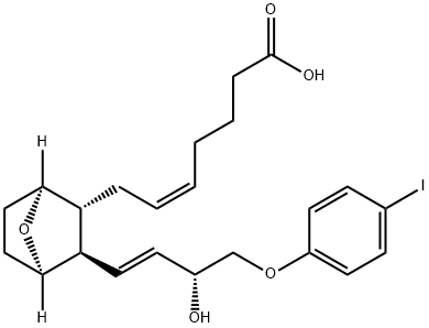 7-[(1S,2R,3R,4R)-3-[(1E,3R)-3-HYDROXY-4-(4-IODOPHENOXY)-1-BUTENYL]-7-OXABICYCLO[2.2.1]HEPT-2-YL]-5Z-HEPTENOIC ACID