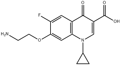 7-(2-aminoethoxy)-1-cyclopropyl-6-fluoro-1,4-dihydro-4-oxoquinoline-3-carboxylic acid