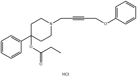 [1-(4-phenoxybut-2-ynyl)-4-phenyl-4-piperidyl] propanoate hydrochlorid e