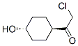 Ethanone, 2-chloro-1-(4-hydroxycyclohexyl)-, trans- (9CI)