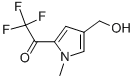 Ethanone, 2,2,2-trifluoro-1-[4-(hydroxymethyl)-1-methyl-1H-pyrrol-2-yl]- (9CI)