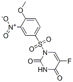 5-fluoro-1-(4-methoxy-3-nitro-phenyl)sulfonyl-pyrimidine-2,4-dione
