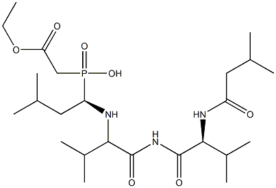 isovaleryl-valyl-valyl-statine phosphinate ethyl ester