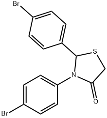 2,3-bis(4-bromophenyl)thiazolidin-4-one