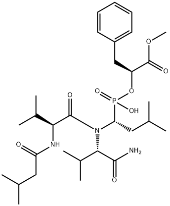 isovaleryl-valyl-valyl-leucine phosphinate-3-phenyllactic acid methyl ester