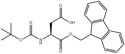 N-叔丁氧羰基-L-天冬氨酸 1-(9H-芴-9-基甲基)酯