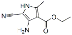 1H-Pyrrole-3-carboxylicacid,4-amino-5-cyano-2-methyl-,ethylester(9CI)