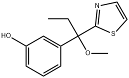 1-(3-HYDROXYPHENYL)-1-METHOXY-1-(2-THIAZOLYL)-PROPANE