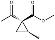 Cyclopropanecarboxylic acid, 1-acetyl-2-methyl-, methyl ester, trans- (9CI)