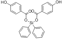 Benzoic acid, 4-hydroxy-, diphenylsilylene ester