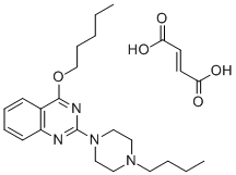 2-(4-Butyl-1-piperazinyl)-4-pentyloxyquinazoline fumarate