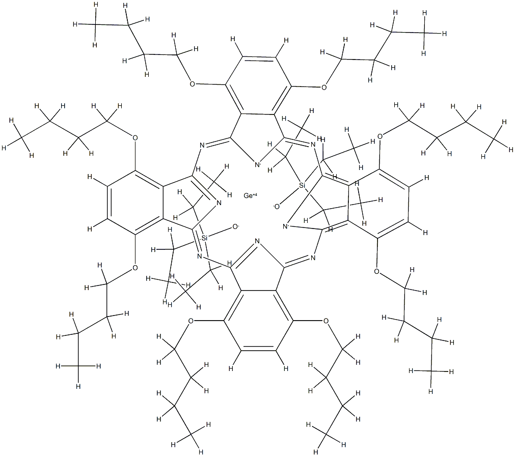 Germanium, (1,4,8,11,15,18,22,25-octabutoxy-29H,31H-phthalocyaninato(2 -)-N29,N30,N31,N32)bis(triethylsilanolato)-, (OC-6-12)-