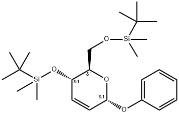 Phenyl 4,6-di-O-dimethyl-tert-butylsilyl-2,3-dideoxy-alpha-d-erythro-h ex-2-enopyranoside