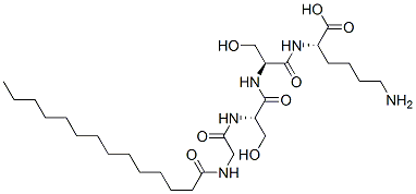 myristoyl-glycyl-seryl-seryl-lysine