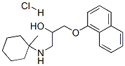 1-[(1-methylcyclohexyl)amino]-3-naphthalen-1-yloxy-propan-2-ol hydroch loride