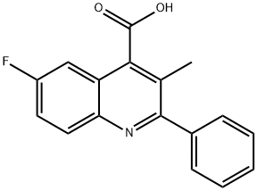 6-氟-3-甲基-2-苯基喹啉-4-羧酸