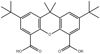 2,7-二叔丁基-9,9-二甲基氧杂蒽-4,5-二羧酸