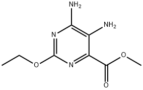 4-Pyrimidinecarboxylicacid,5,6-diamino-2-ethoxy-,methylester(9CI)