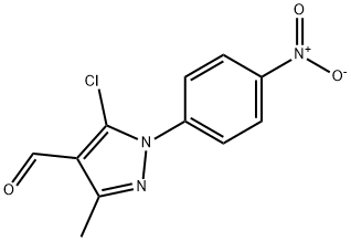 1H-Pyrazole-4-carboxaldehyde, 5-chloro-3-Methyl-1-(4-nitrophenyl)