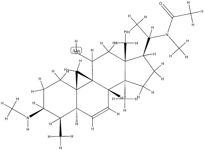 N-[11-Hydroxy-4β,14-dimethyl-3β-(methylamino)-9,19-cyclo-5α-pregn-6-en-20-yl]-N-methylacetamide