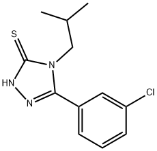 5-(3-氯苯基)-4-异丁基-4H-1,2,4-三唑-3-硫醇