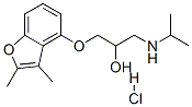 1-(2,3-dimethylbenzofuran-4-yl)oxy-3-(propan-2-ylamino)propan-2-ol hyd rochloride