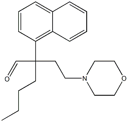 α-Butyl-α-(2-morpholinoethyl)-1-naphthaleneacetaldehyde