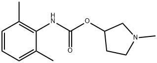 N-(2,6-Dimethylphenyl)carbamic acid 1-methyl-3-pyrrolidinyl ester