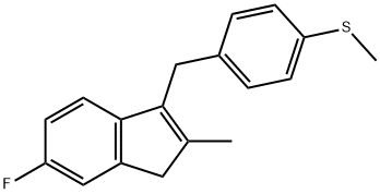 (4-((6-氟-2-甲基-1H-茚-3-基)甲基)苯基)(甲基)硫烷