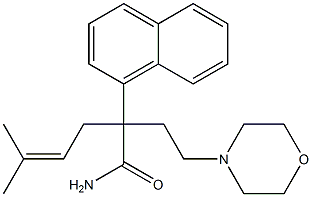 α-(3-Methyl-2-butenyl)-α-(1-naphtyl)-4-morpholinebutyramide