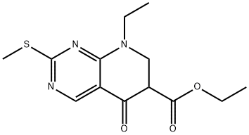 ethyl 8-ethyl-5,6,7,8-tetrahydro-2-(methylthio)-5-oxopyrido[2,3-d]pyrimidine-6-carboxylate