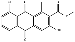 1-Methyl-3,8-dihydroxy-9,10-dihydro-9,10-dioxoanthracene-2-carboxylic acid methyl ester
