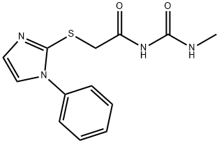 1-Methyl-3-[[(1-phenyl-1H-imidazol-2-yl)thio]acetyl]urea