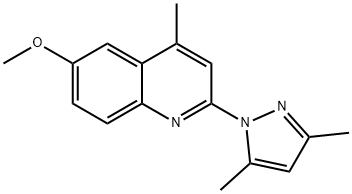 2-(3,5-dimethylpyrazol-1-yl)-6-methoxy-4-methyl-quinoline