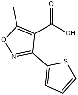 5-methyl-3-(2-thienyl)isoxazole-4-carboxylic acid