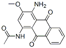 N-(4-amino-9,10-dihydro-3-methoxy-9,10-dioxo-1-anthryl)acetamide