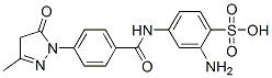 2-amino-4-[[4-(4,5-dihydro-3-methyl-5-oxo-1H-pyrazol-1-yl)benzoyl]amino]benzenesulphonic acid