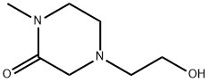Piperazinone, 4-(2-hydroxyethyl)-1-methyl- (9CI)