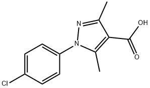 1-(4-氯苯基)-3,5-二甲基-1H-吡唑-4-羧酸
