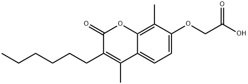 2-(3-己基-4,8-二甲基-2-氧代-苯并吡喃-7-基)氧基乙酸