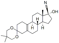 3,3-[(2,2-dimethylpropane-1,3-diyl)bis(oxy)]-17alpha-hydroxyestr-5(10)-ene-17-carbonitrile