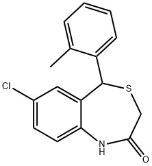 7-Chloro-1,5-dihydro-5-(2-Methylphenyl)-4,1-benzothiazepin-2(3H)-one