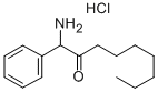 (+-)-1-Amino-1-phenyl-2-nonanone hydrochloride