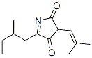 2H-Pyrrole-2,4(3H)-dione, 5-(2-methylbutyl)-3-(2-methyl-1-propenyl)- (9CI)