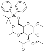 甲基 6-O-[(叔丁基)二苯基硅烷基]-ALPHA-D-吡喃半乳糖苷三乙酸酯