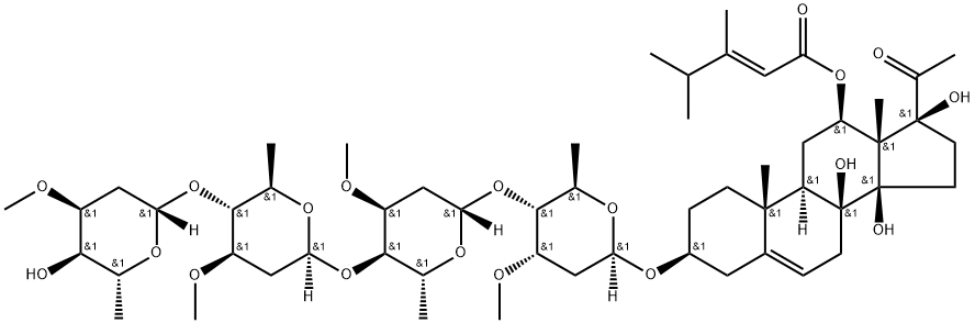 Otophylloside B 4||-||||-||||-||-O-beta-D-cymaropyranoside