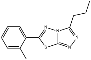 6-(2-methylphenyl)-3-propyl[1,2,4]triazolo[3,4-b][1,3,4]thiadiazole